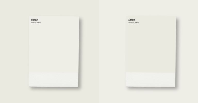 Dulux Natural White vs Dulux Whisper White